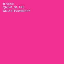 #F13092 - Wild Strawberry Color Image